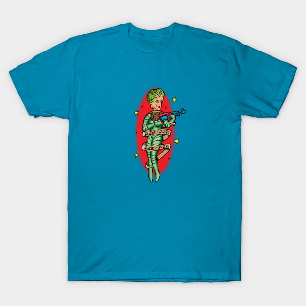 Sailor jerry Mars attacks T-Shirt by yayzus